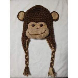 Andes Gifts Knit Kid's Hat Winter Cap Monkey